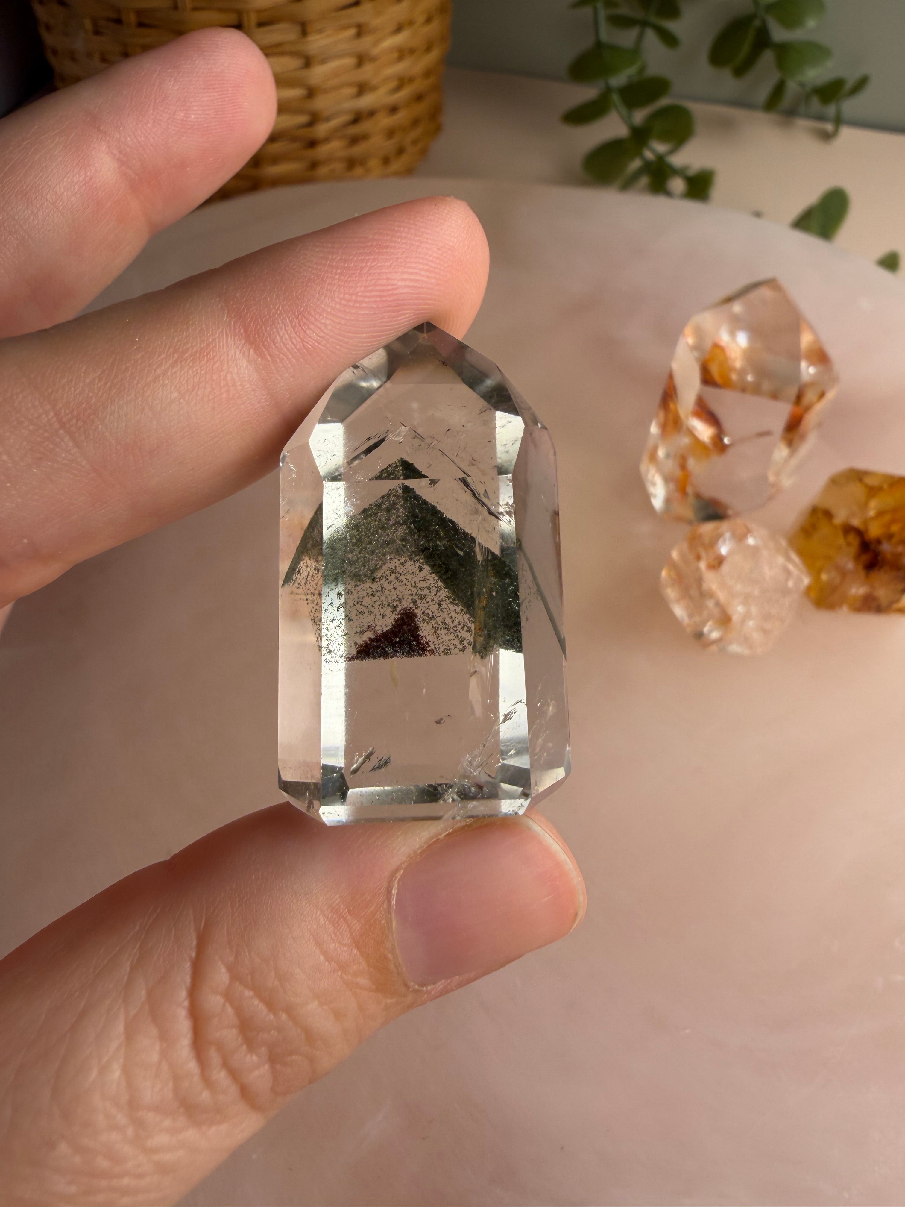 Lodolite (Garden Quartz) baby