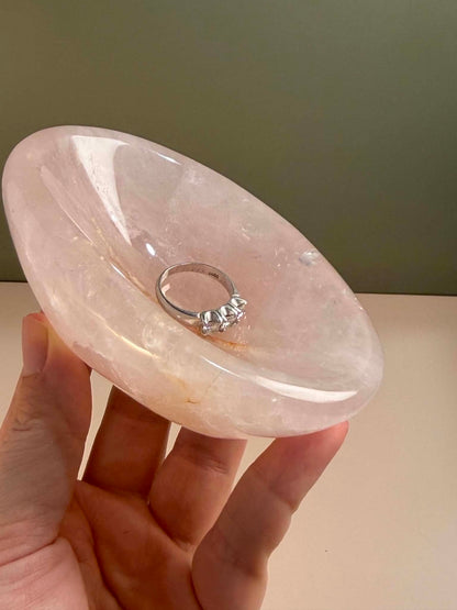Rose Quartz Trinket Dish