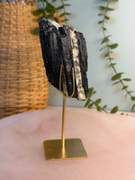 Black Tourmaline with custom stand