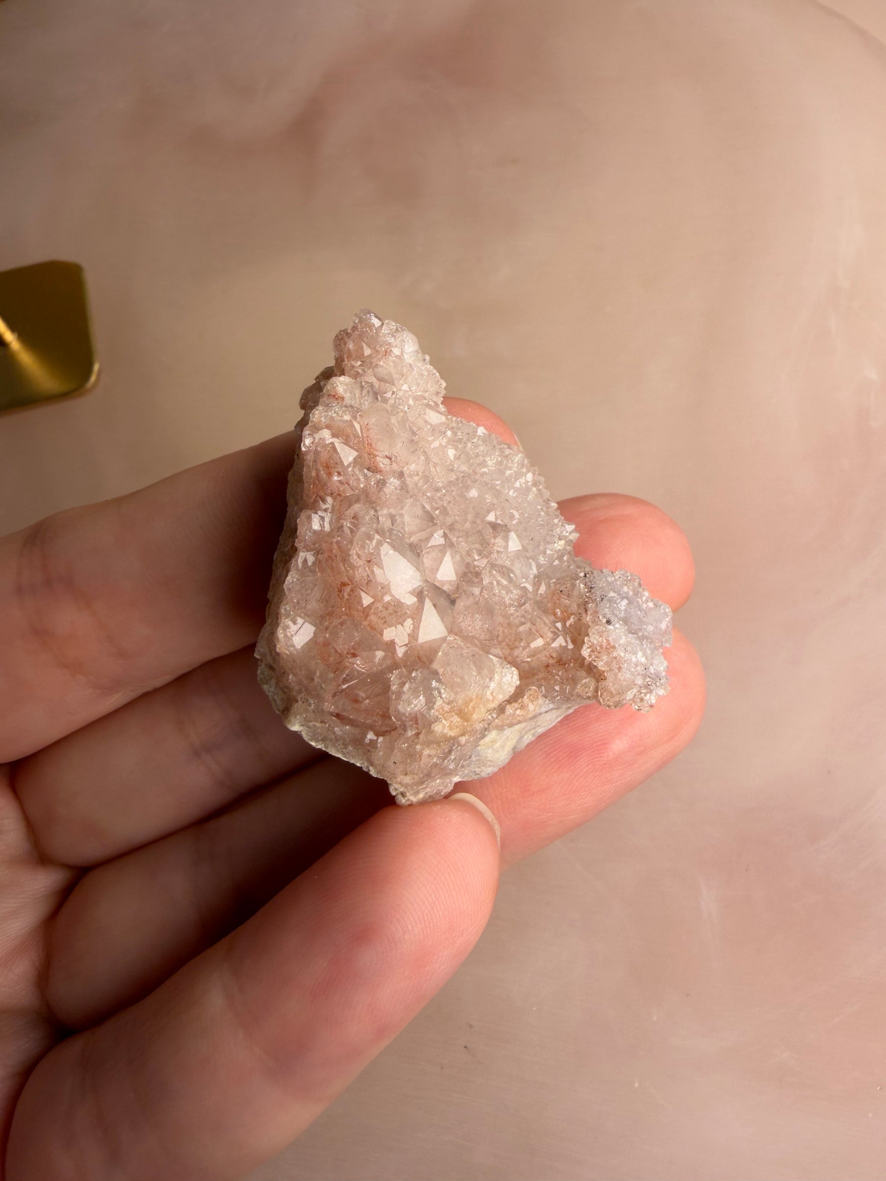 Pink Amethyst Mini Cluster on Stand