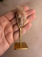 Pink Amethyst Mini Cluster on Stand