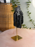 Black Tourmaline with custom stand