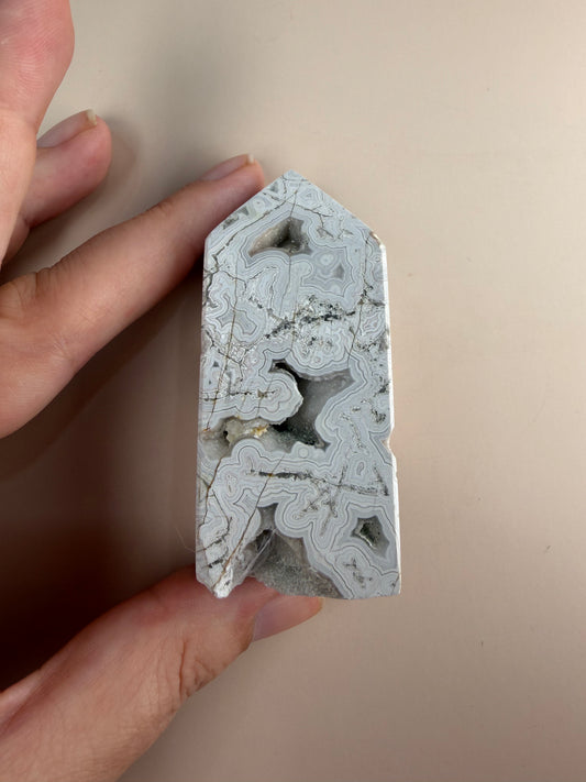 Crazy Lace Agate Tower