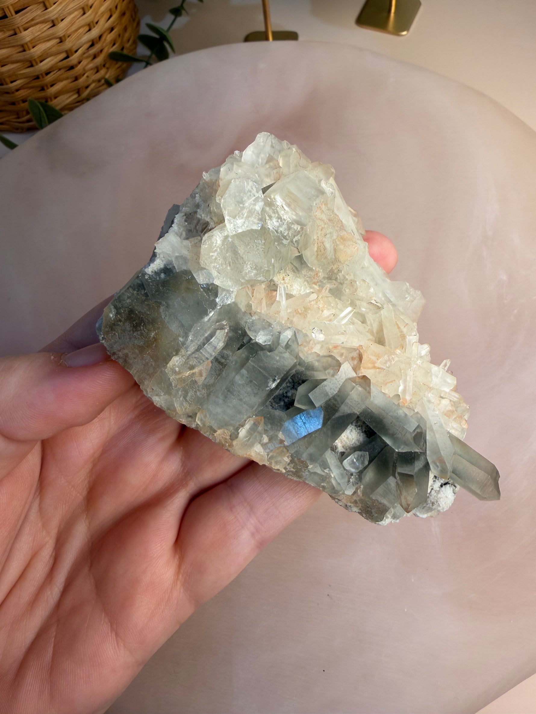 “Blue Tara” Quartz Cluster