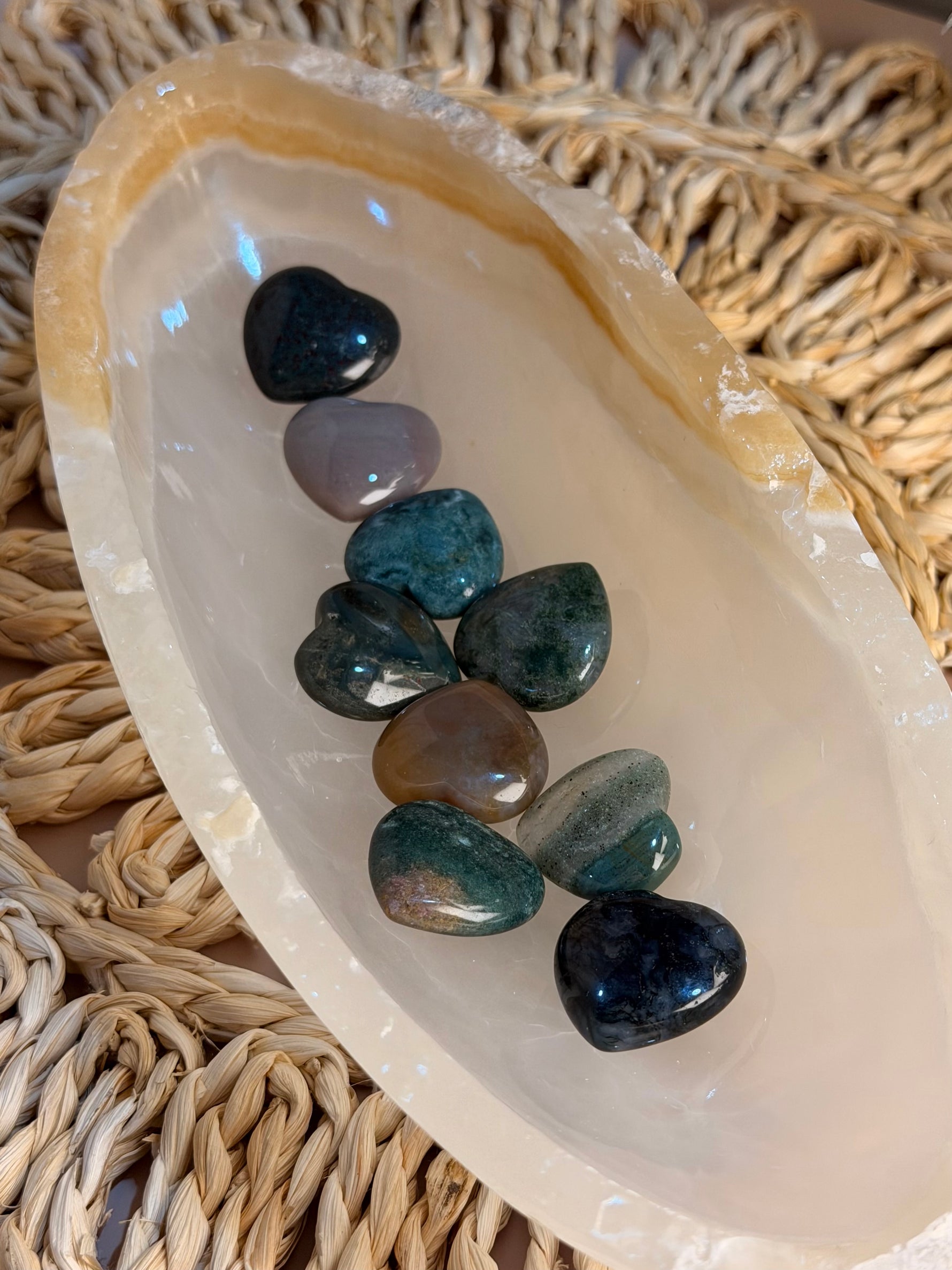 Ocean Jasper Mini Heart