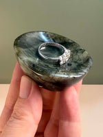 Labradorite Trinket Dish - baby