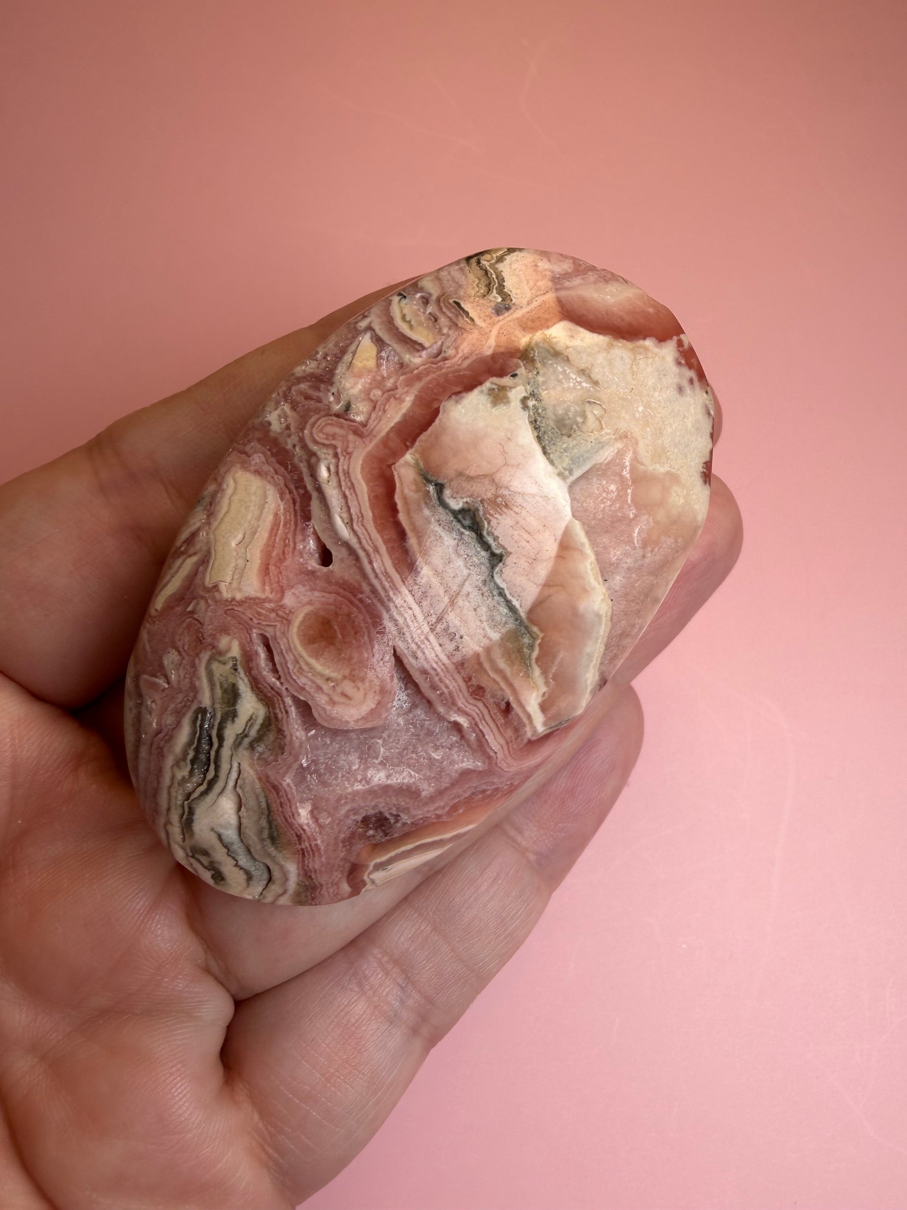 Rhodochrosite Palm