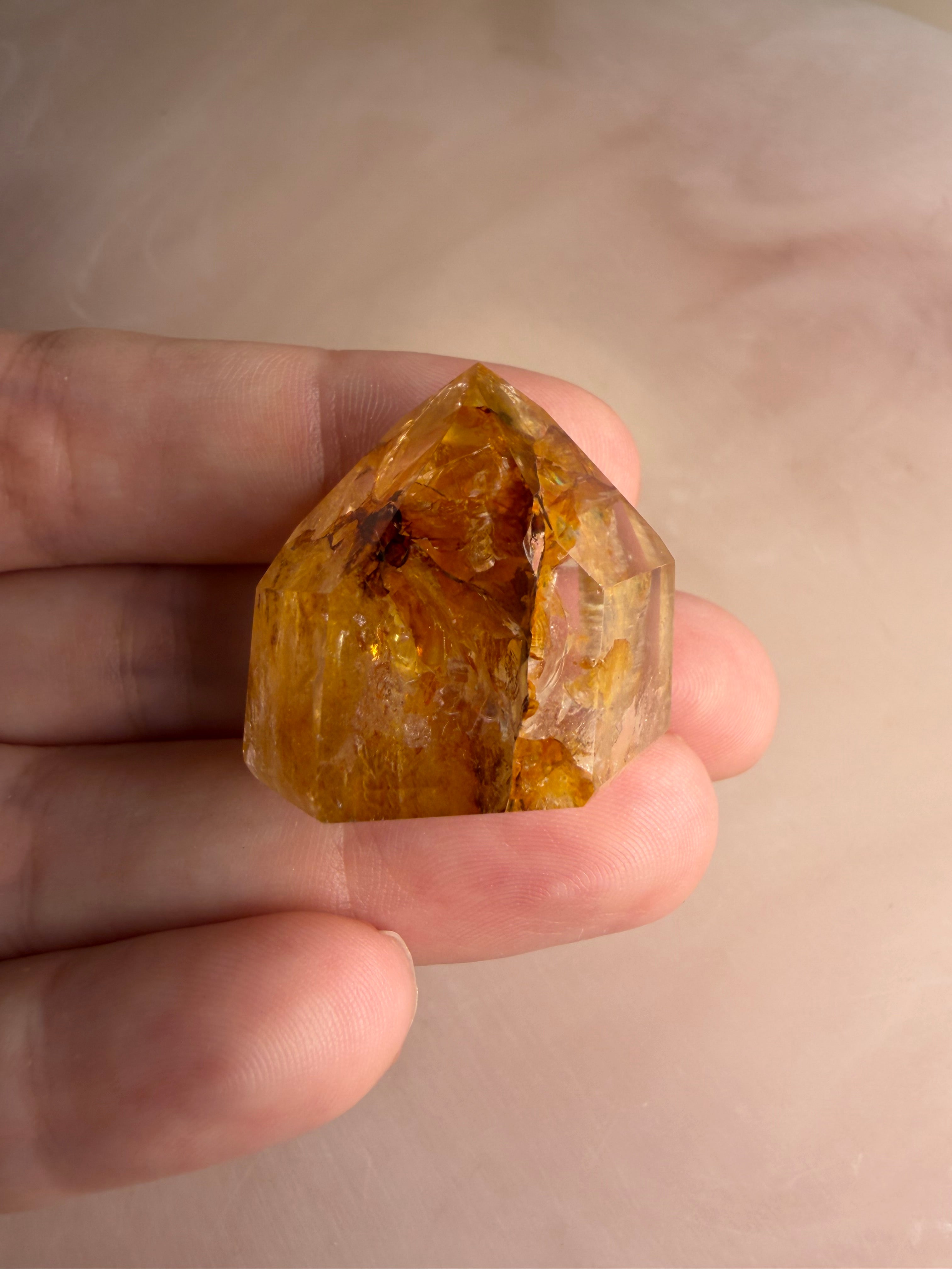 Fire Quartz & Golden Healer Baby