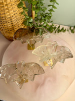 Smokey Quartz Bat on Stand