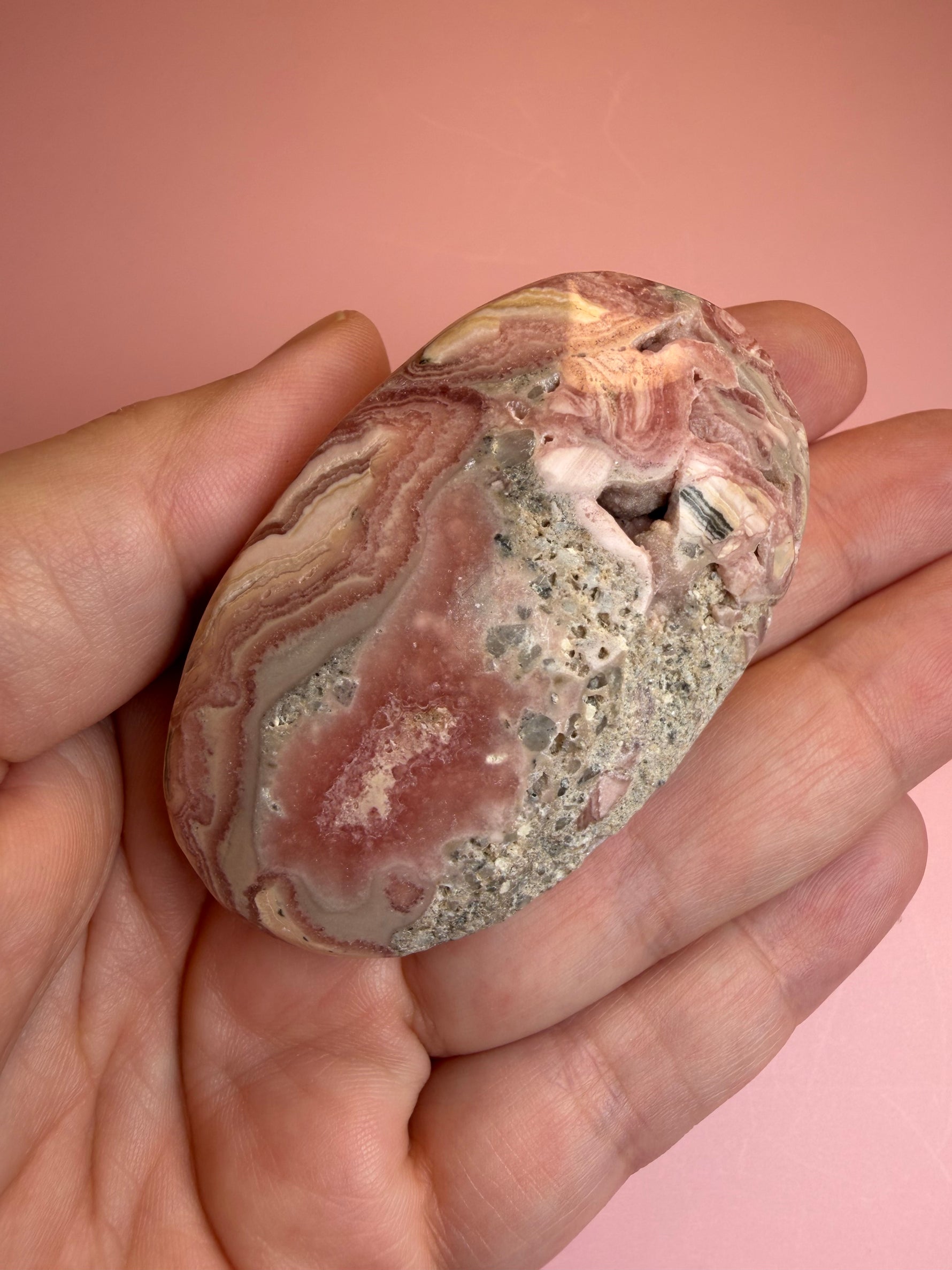 Rhodochrosite Palm