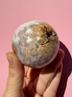 Amethyst Flower Agate Sphere