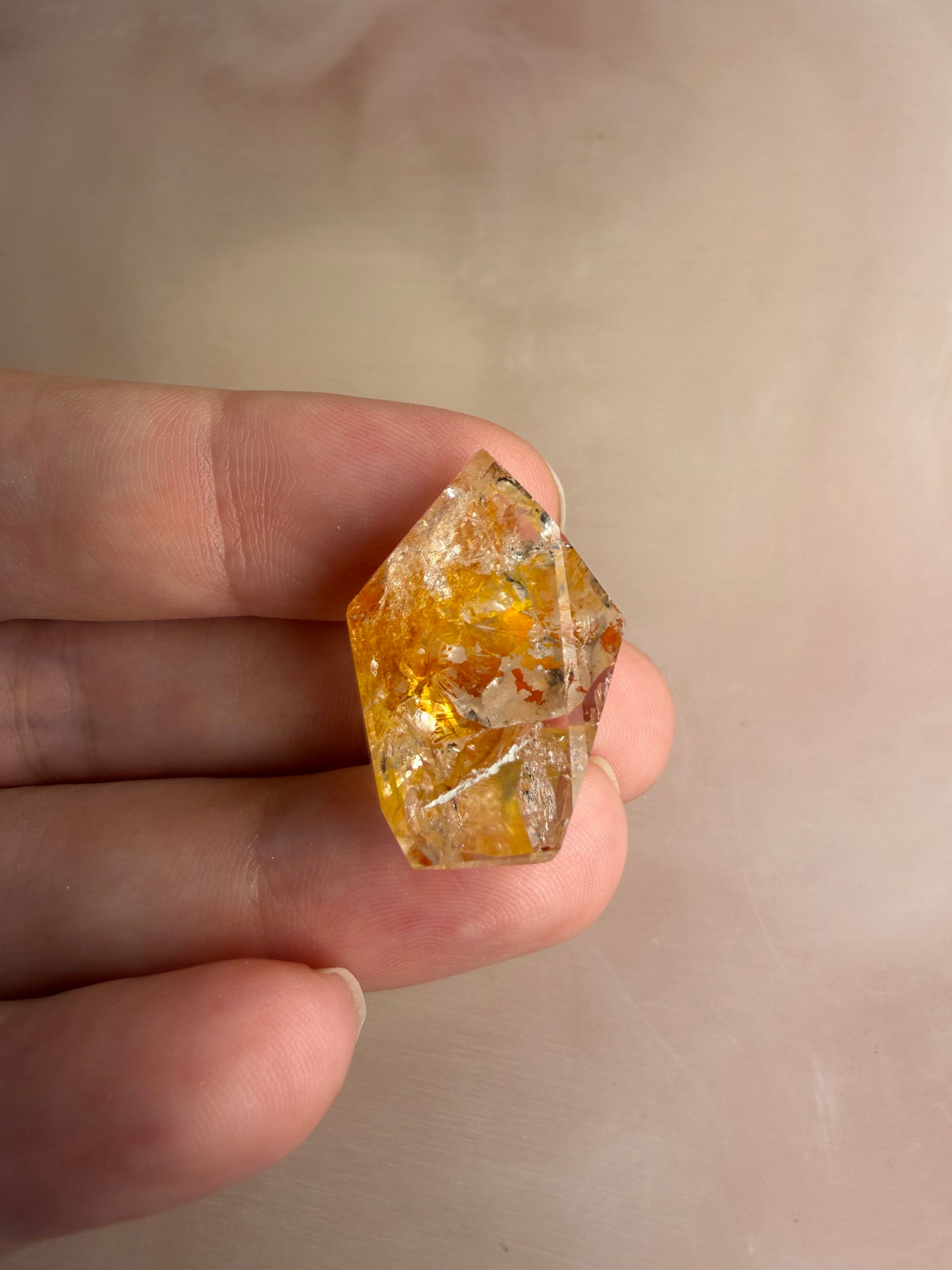 Fire Quartz & Golden Healer Baby