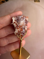 Pink Amethyst Mini Cluster on Stand
