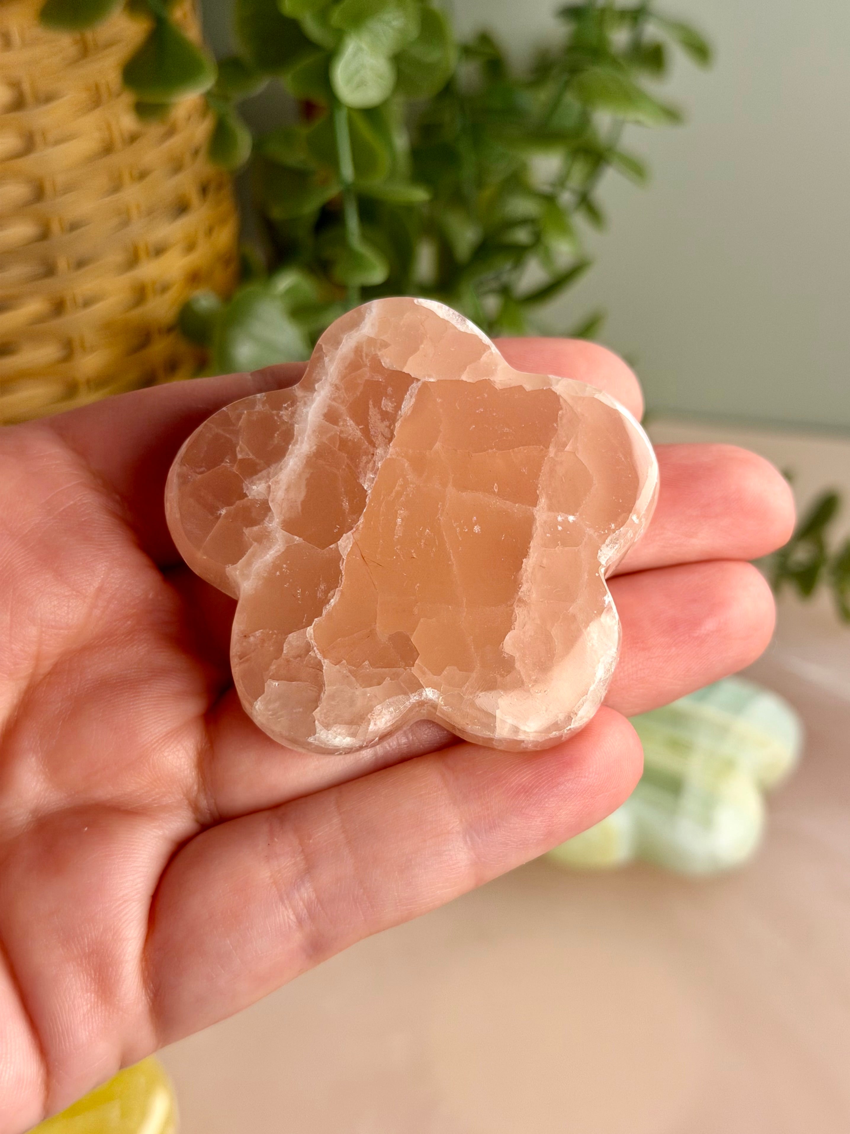 Rose Calcite Flower