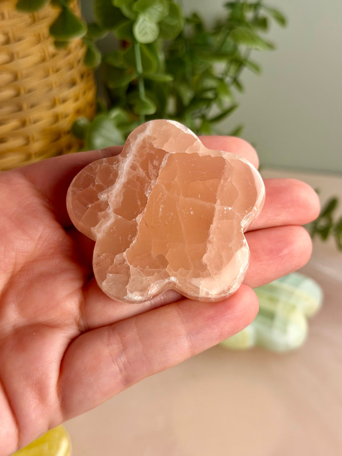 Rose Calcite Flower