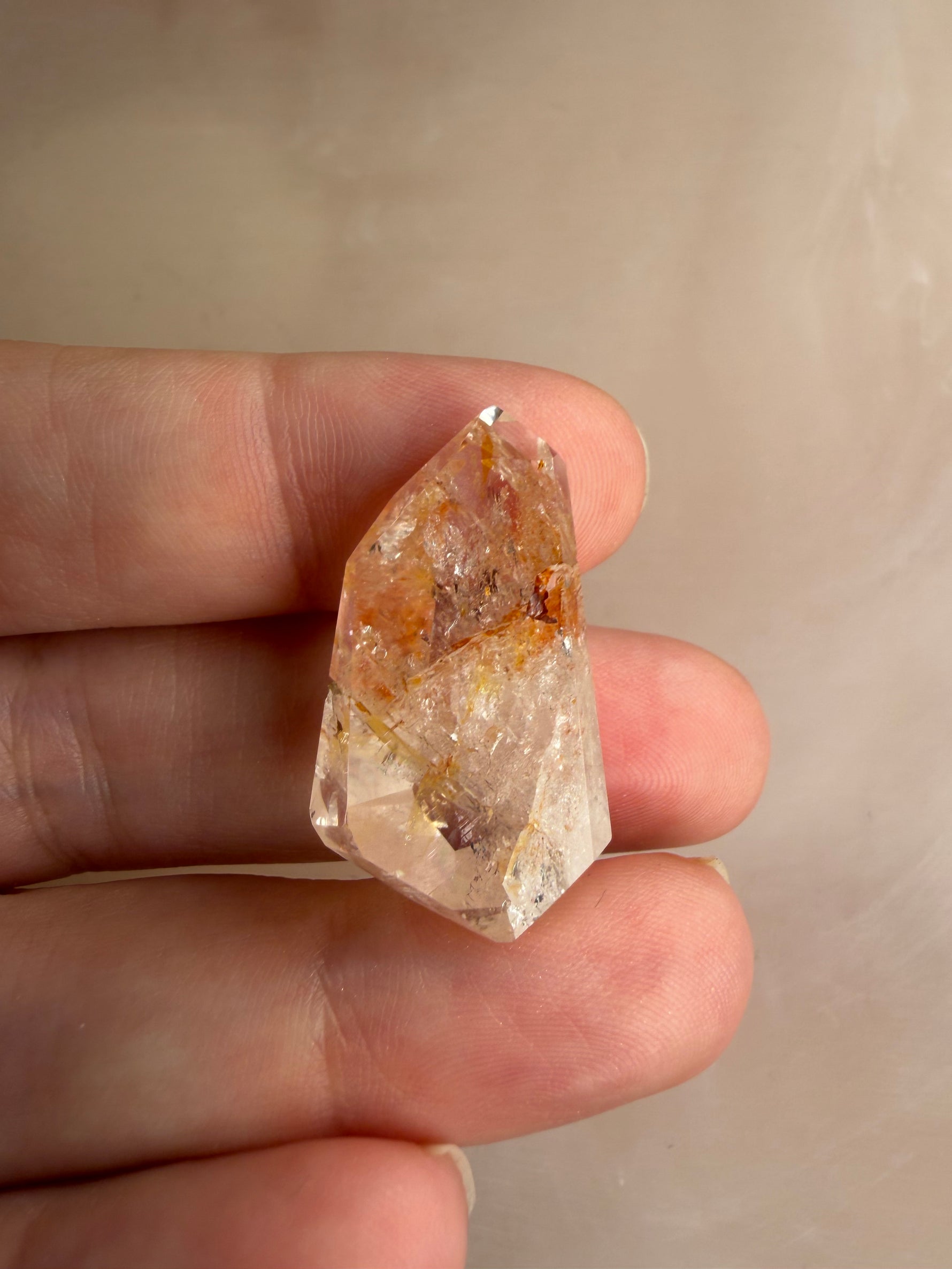 Fire Quartz & Golden Healer Baby