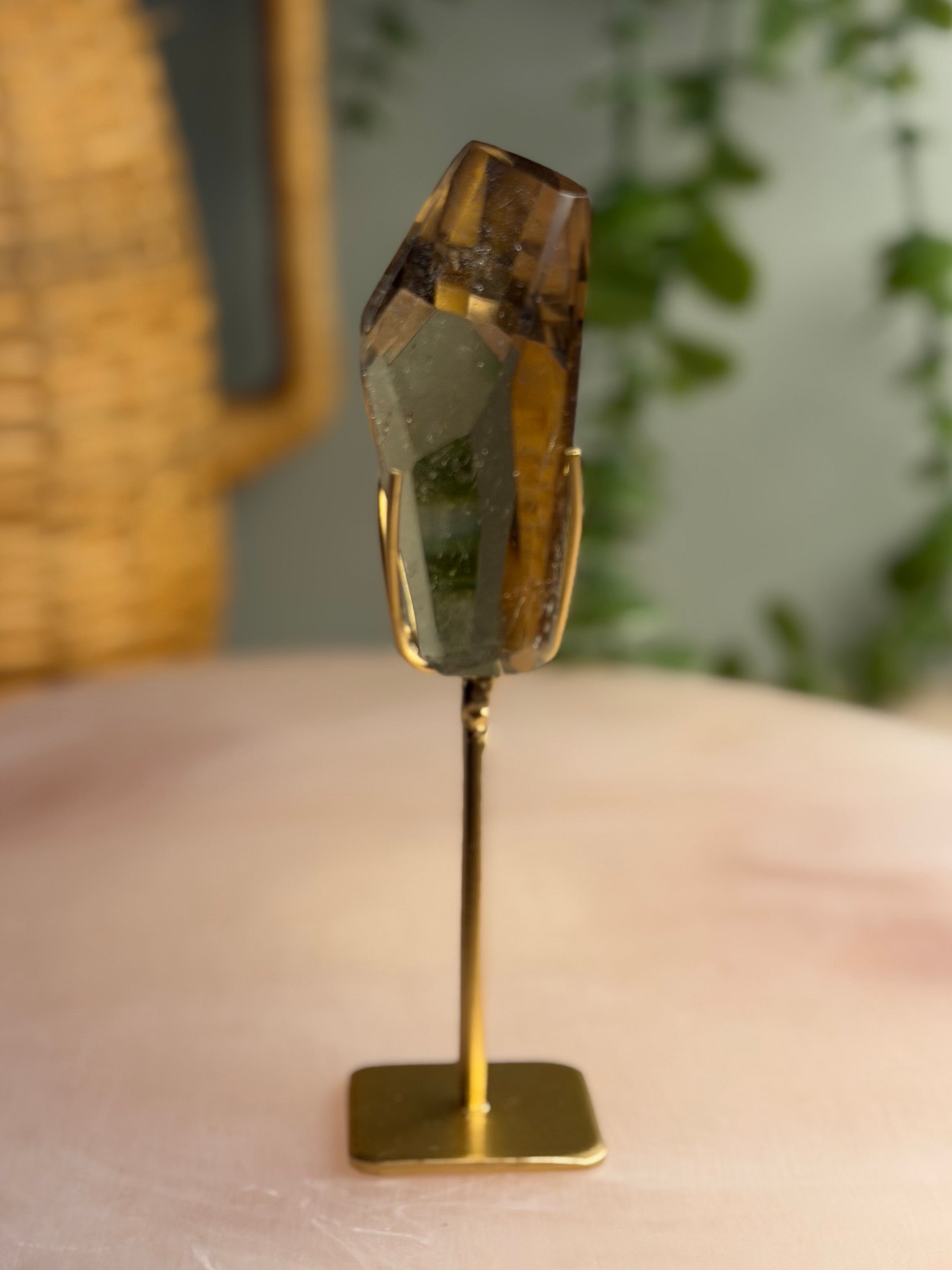 Smokey Quartz Freeform on Stand