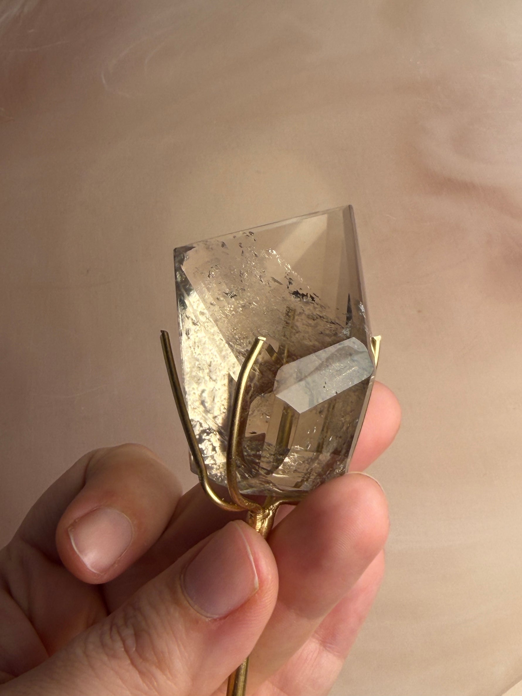 Smokey Quartz Freeform on Stand