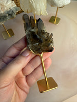 Smokey Quartz Cluster with Stand