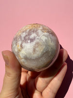 Amethyst Flower Agate Sphere