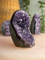 Amethyst Cut Base with Polished Sides