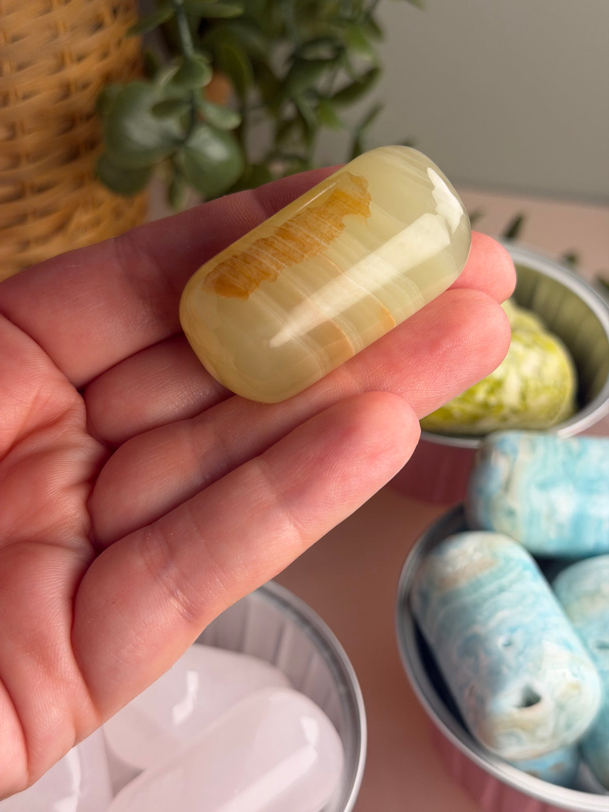 Green Banded Onyx Capsule