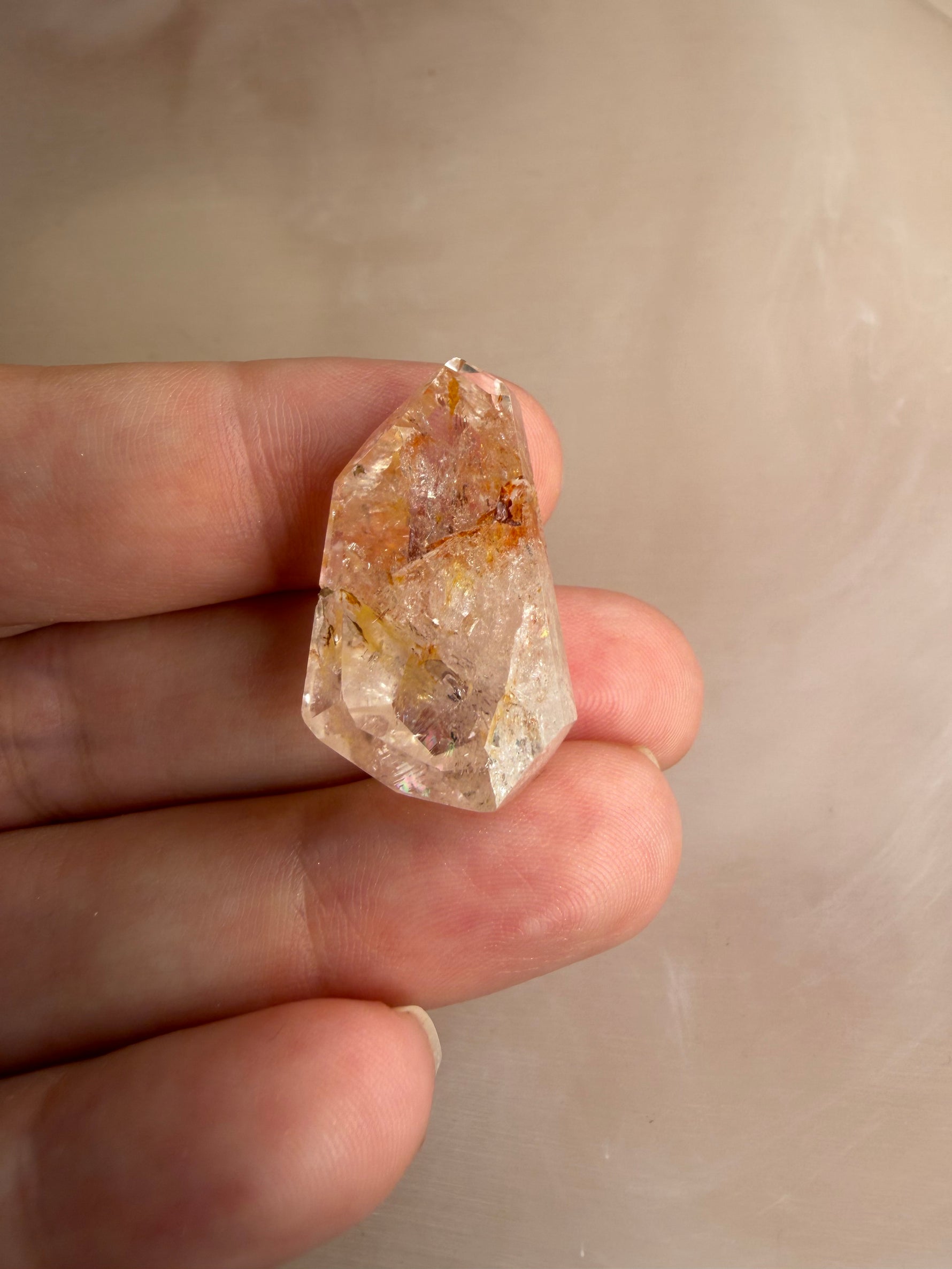 Fire Quartz & Golden Healer Baby