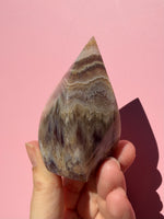 Amethyst Lace Agate Flame