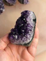 Amethyst Cut Base with Polished Sides