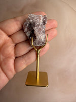 Pink Amethyst Mini Cluster on Stand