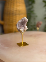 Pink Amethyst Mini Cluster on Stand