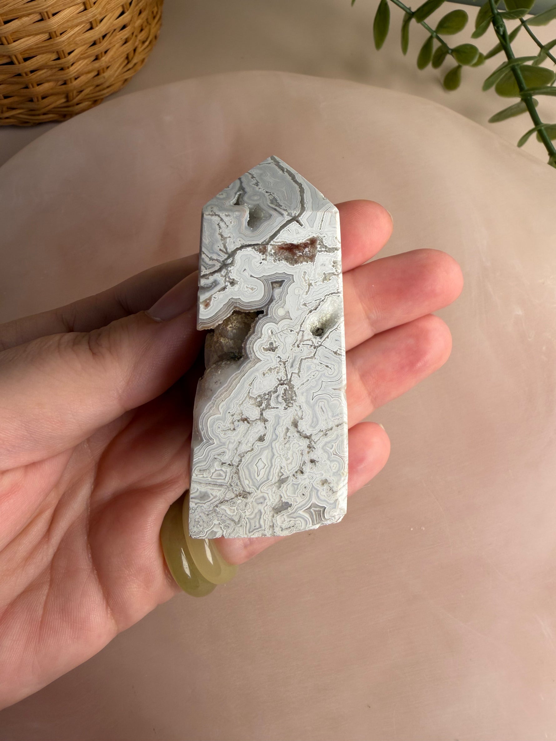 Crazy Lace Agate Tower