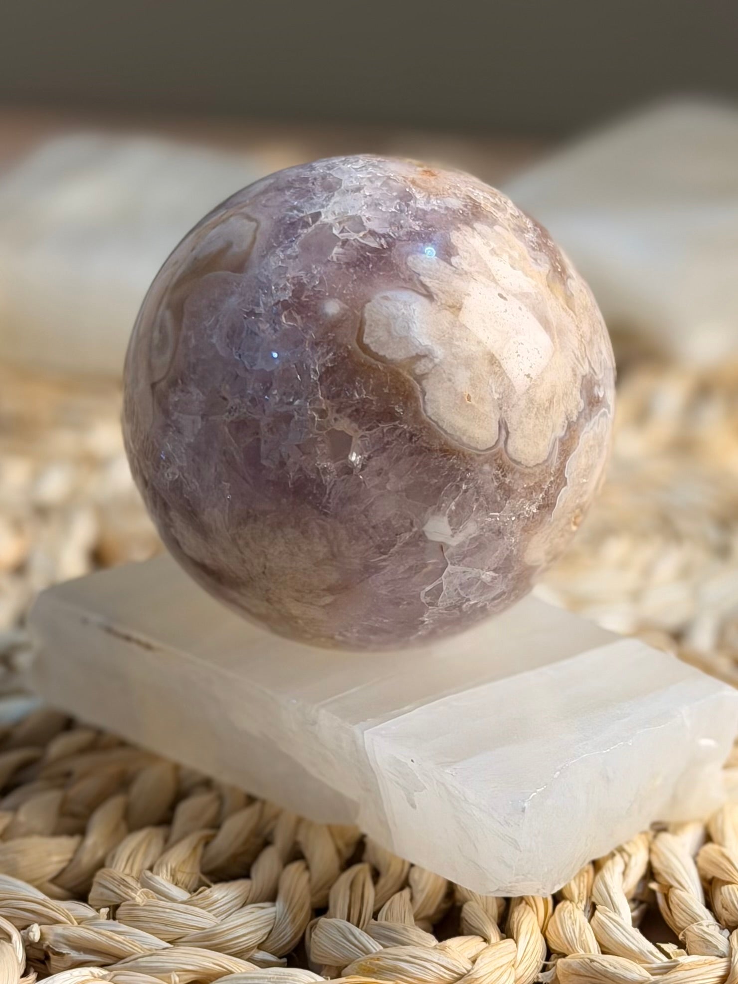 Mexican Onyx Sphere Holder