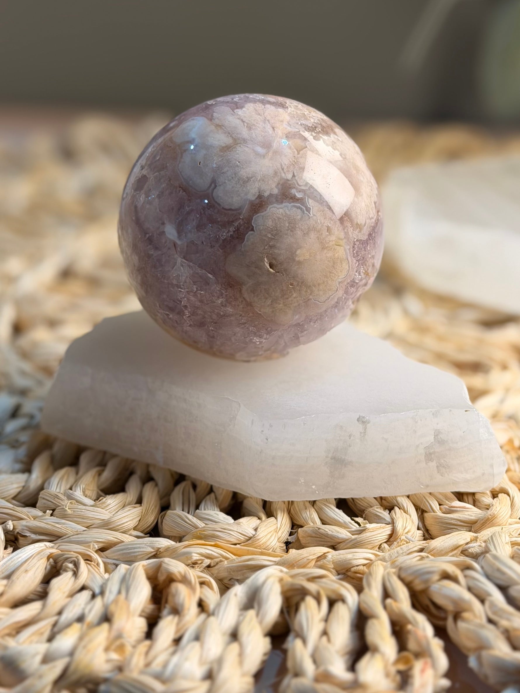Mexican Onyx Sphere Holder