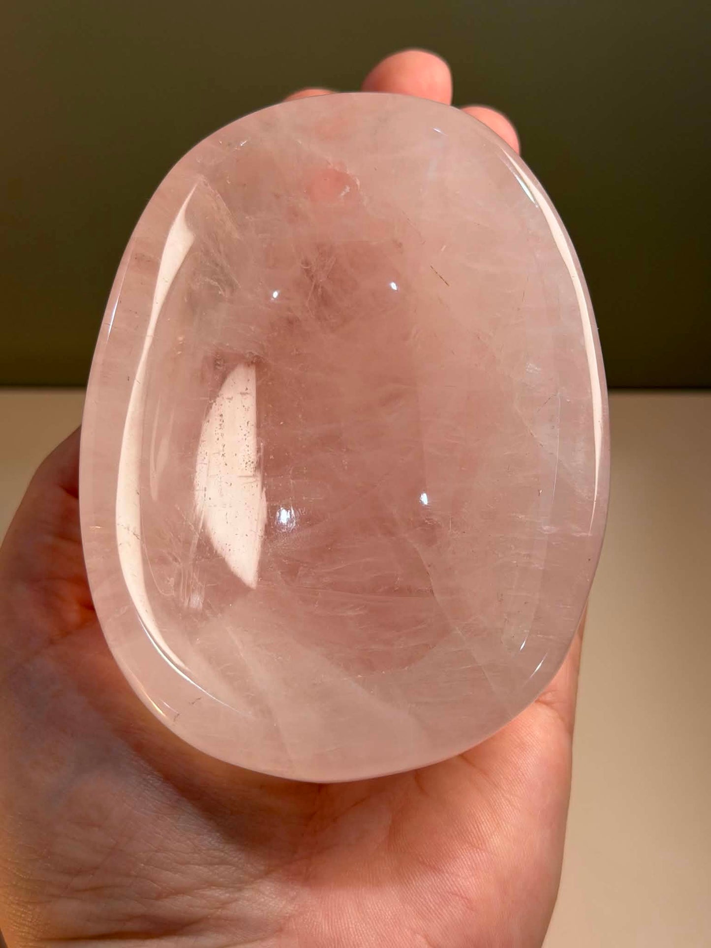 Rose Quartz Trinket Dish