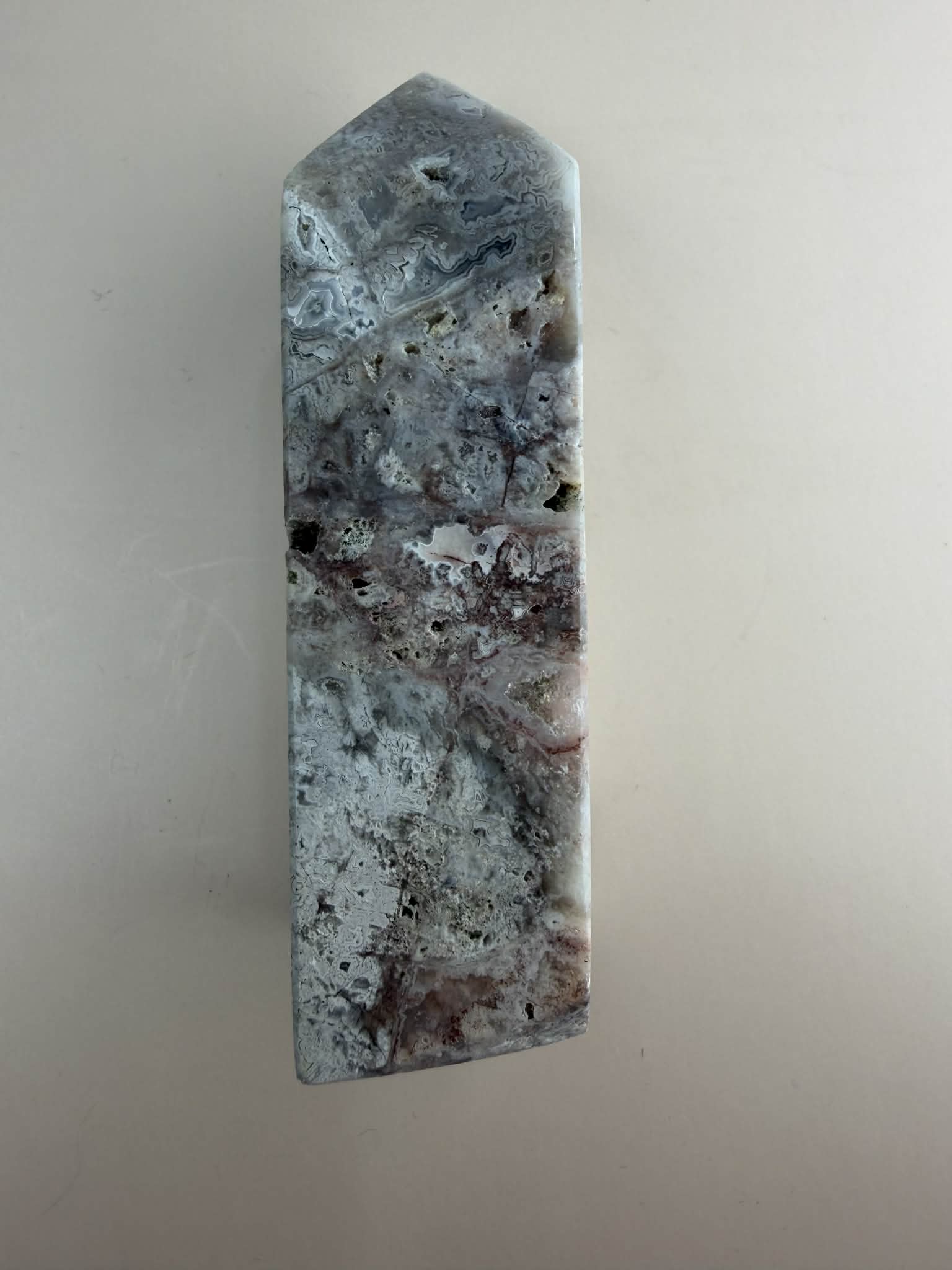 Crazy Lace Agate Tower