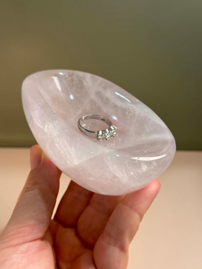 Rose Quartz Trinket Dish