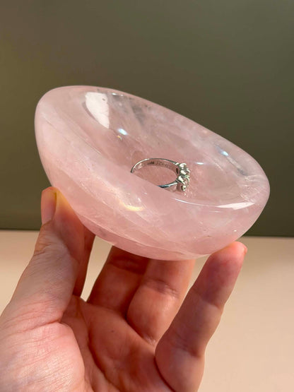 Rose Quartz Trinket Dish