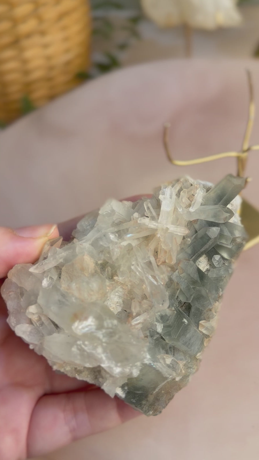 “Blue Tara” Quartz Cluster