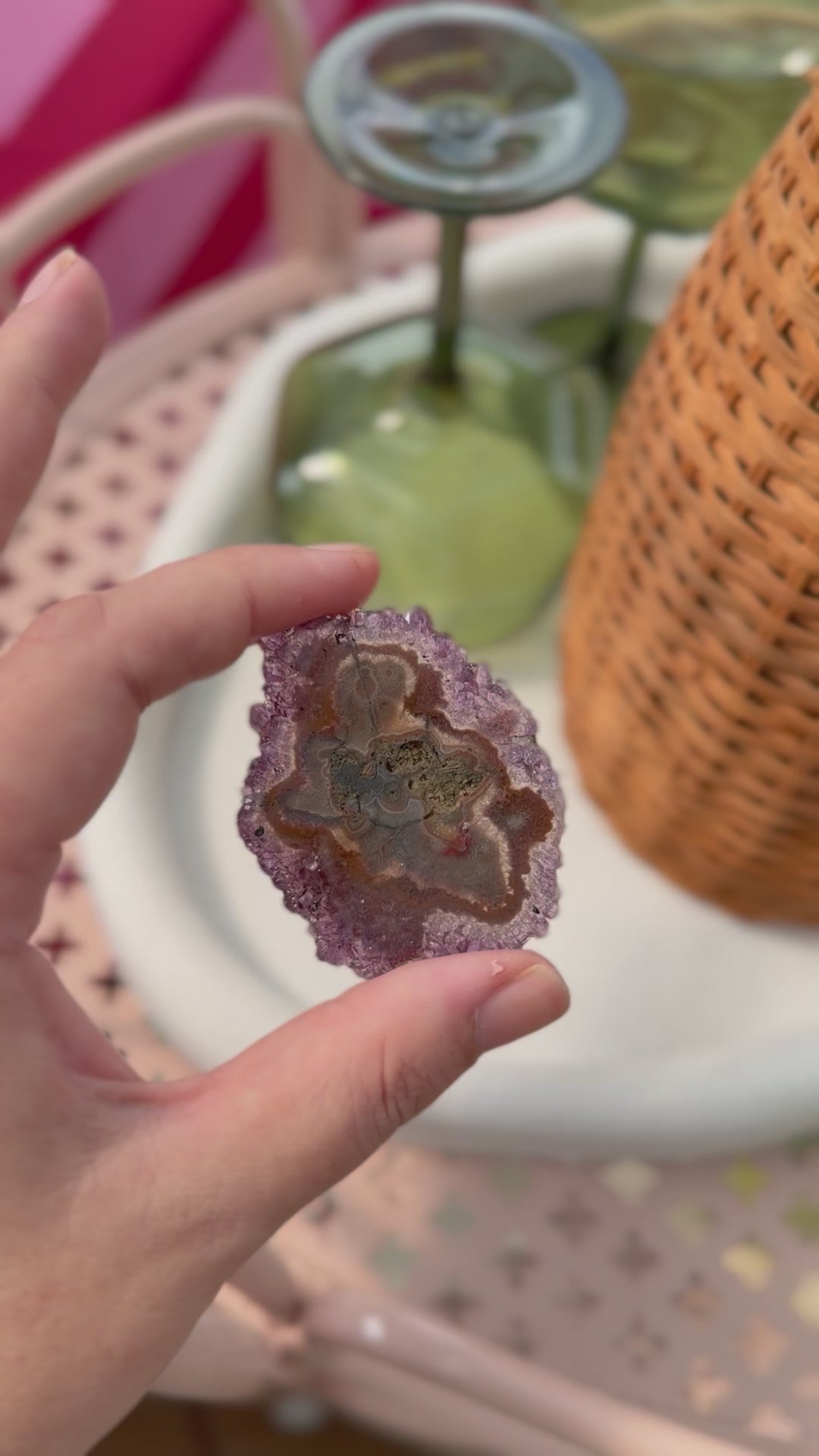 Amethyst Stalactite