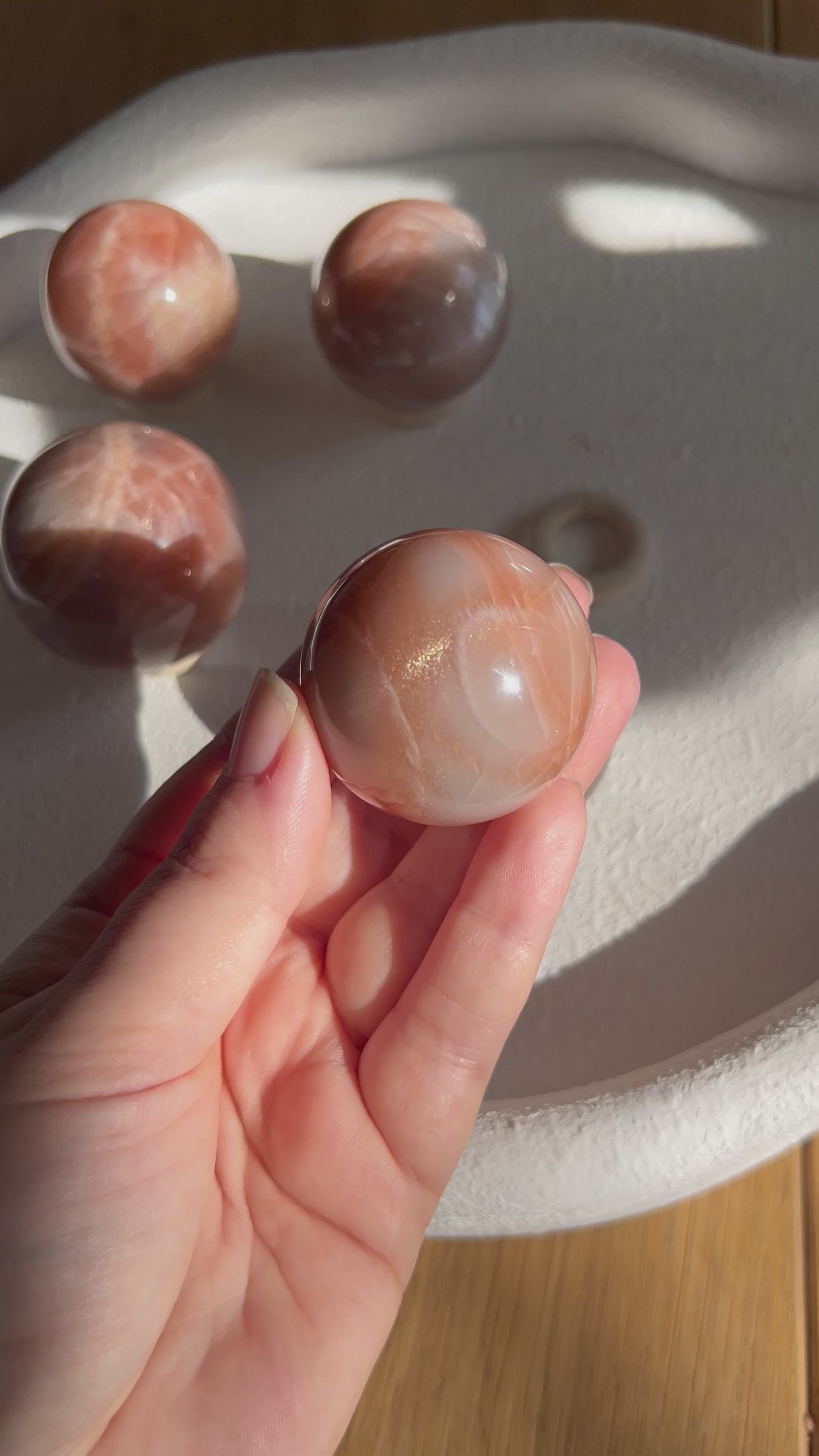 Sunstone & Moonstone Sphere