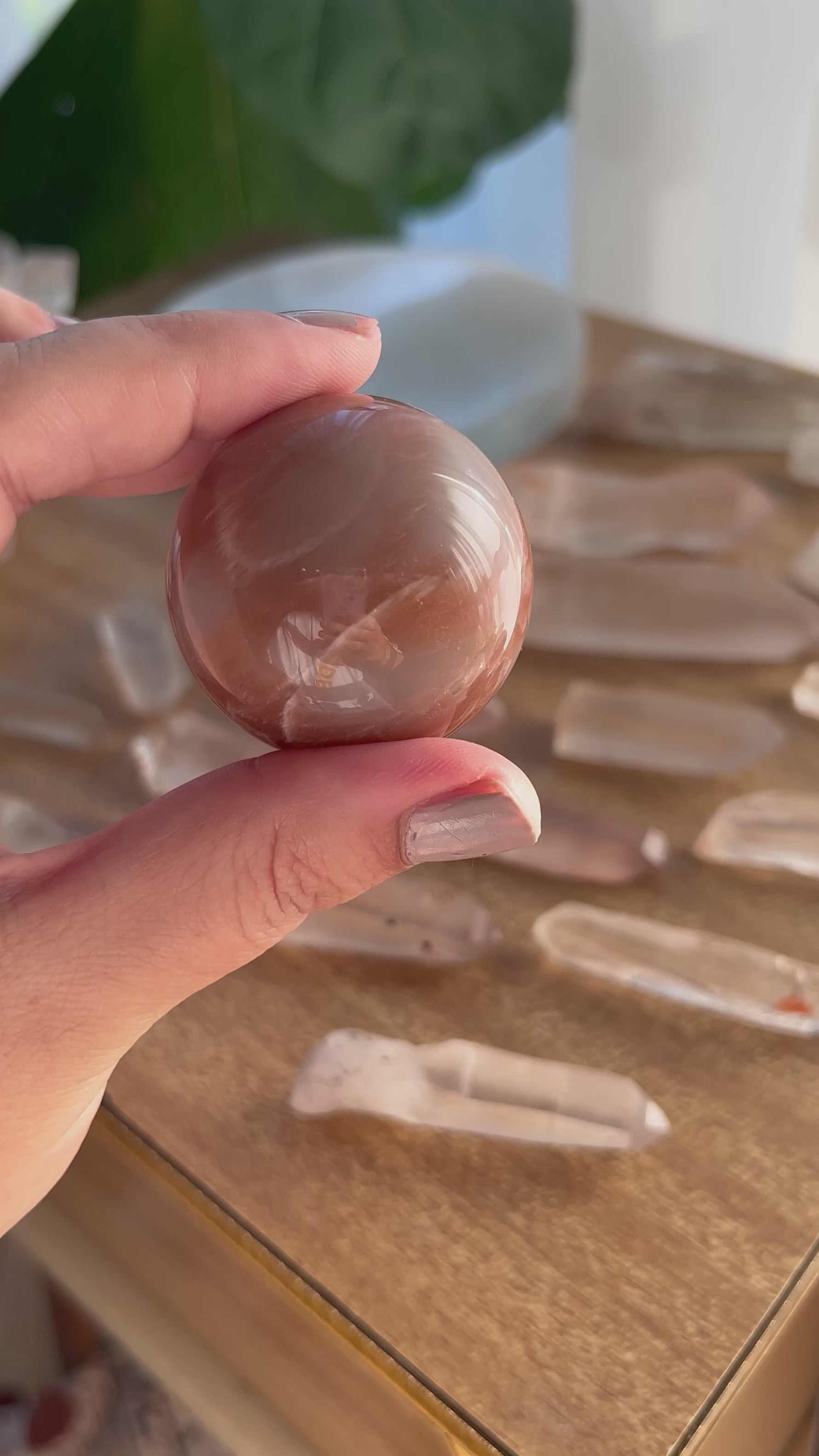 Sunstone & Moonstone Sphere