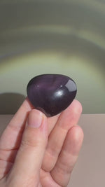 Rainbow Obsidian Heart