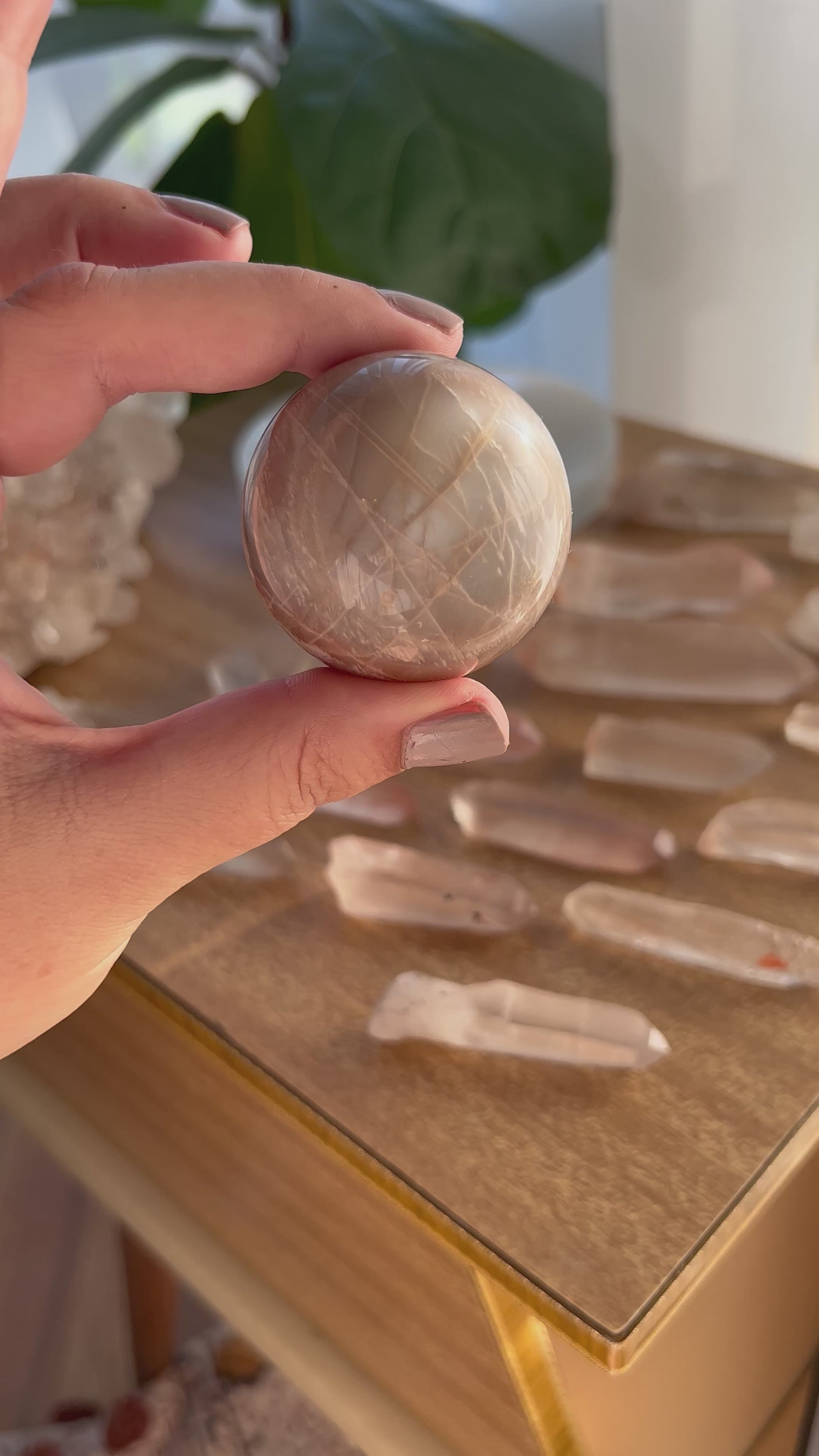 Sunstone & Moonstone Sphere