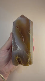 Agate Tower with Druzy